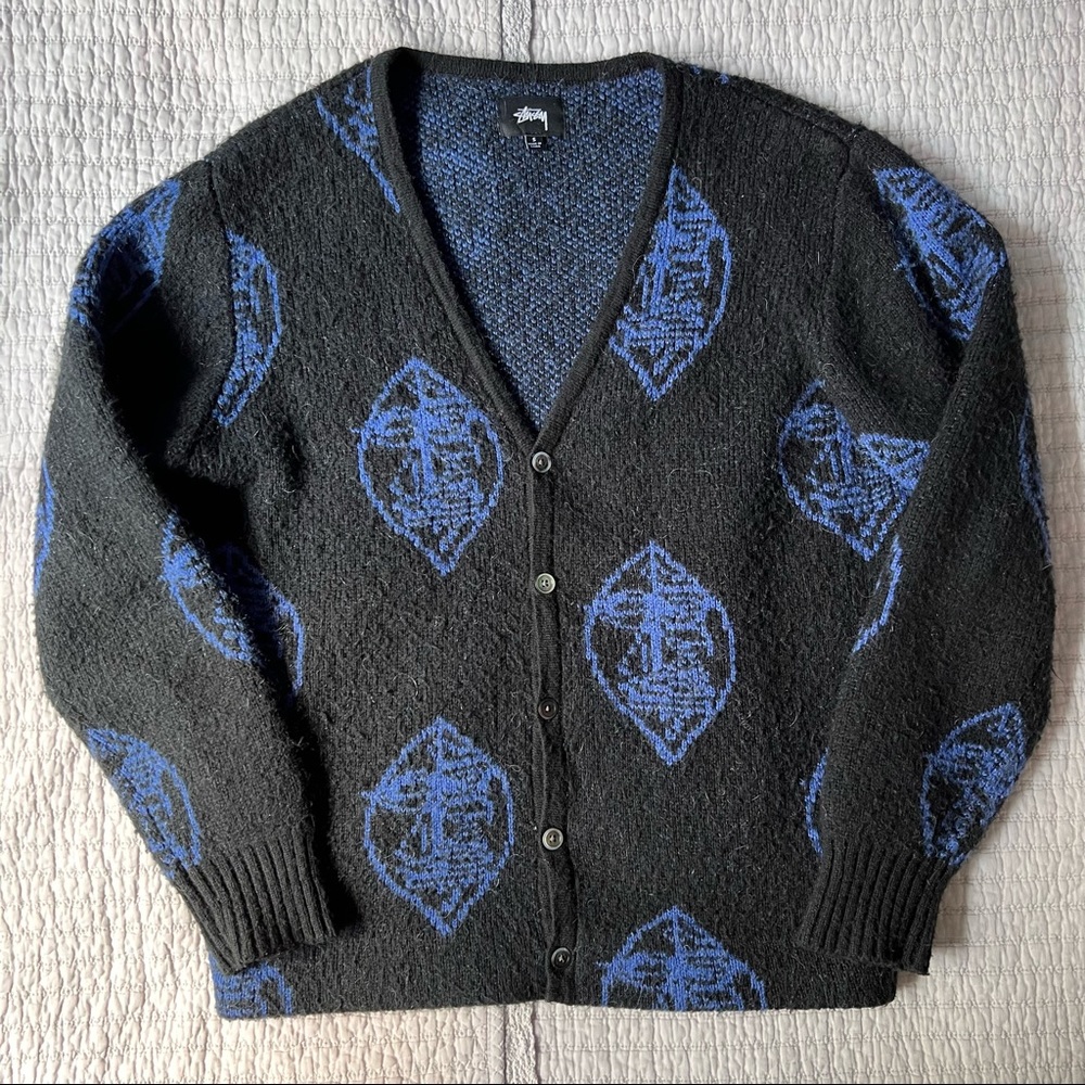 COPY - Stussy Mask Mohair Cardigan